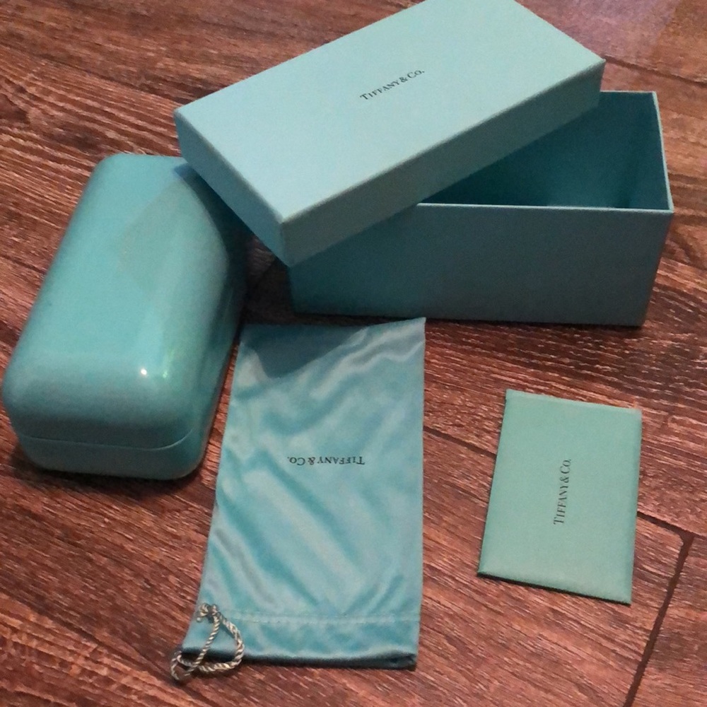 Tiffany & Co sunglasses case, box and sleeve